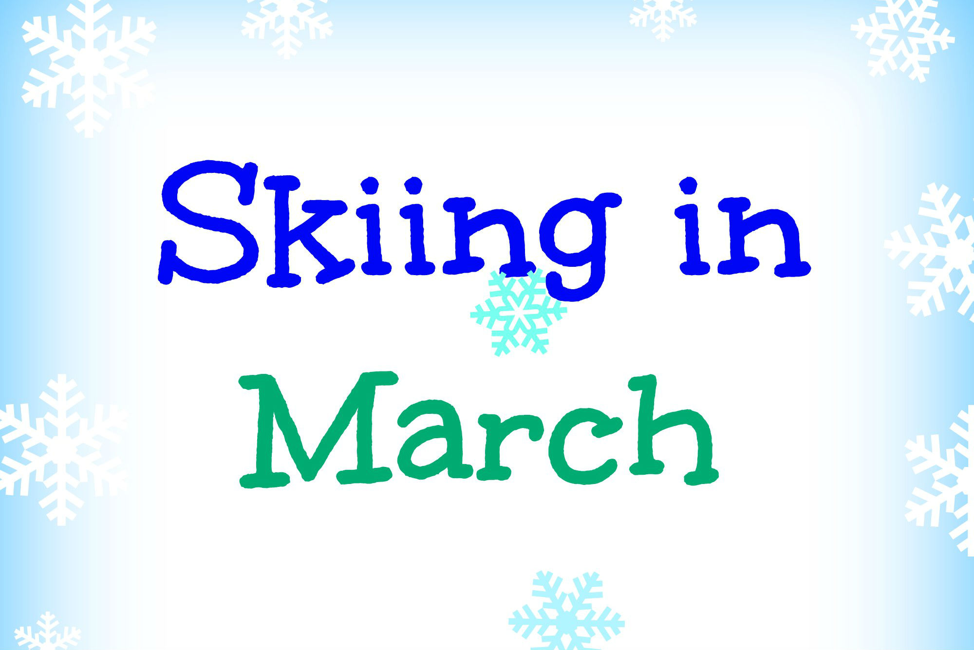 Skiing in March in Zakopane